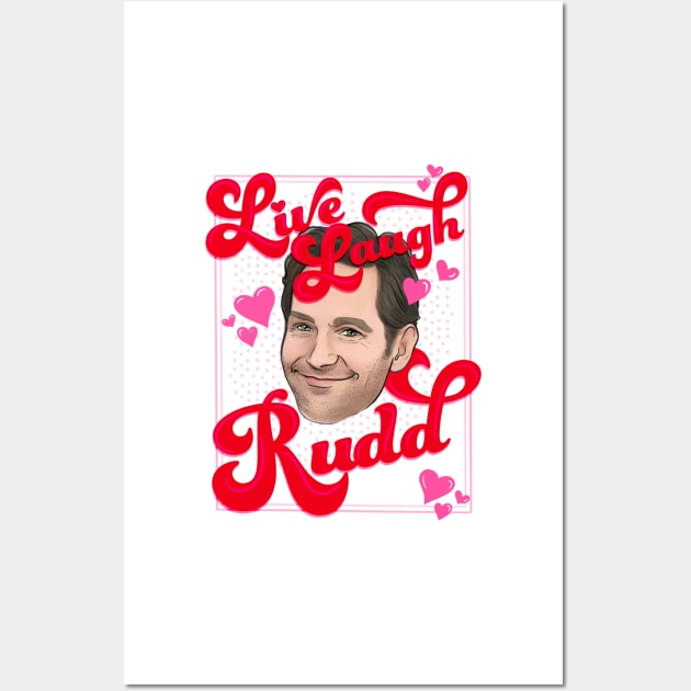 Paul Rudd Love Wall Art by HelloHarlot